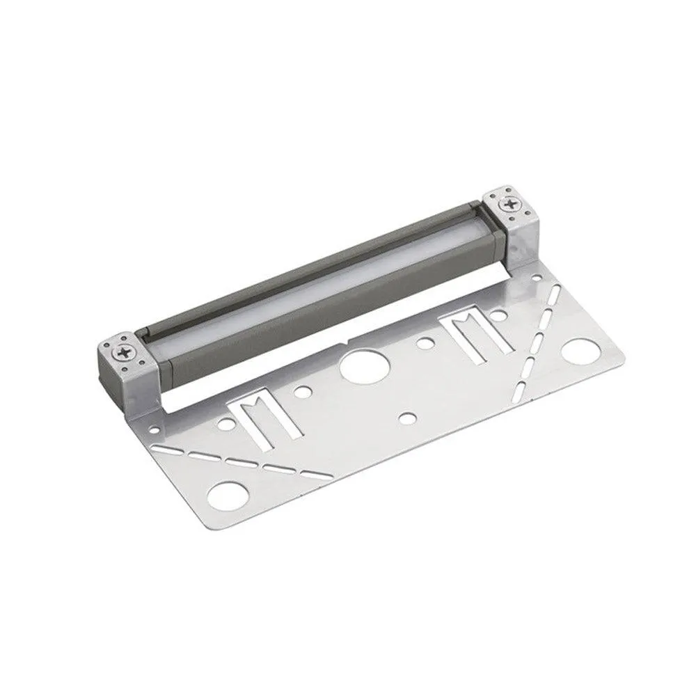 12V LED 6" Hardscape Light 3000K Gray Aluminum