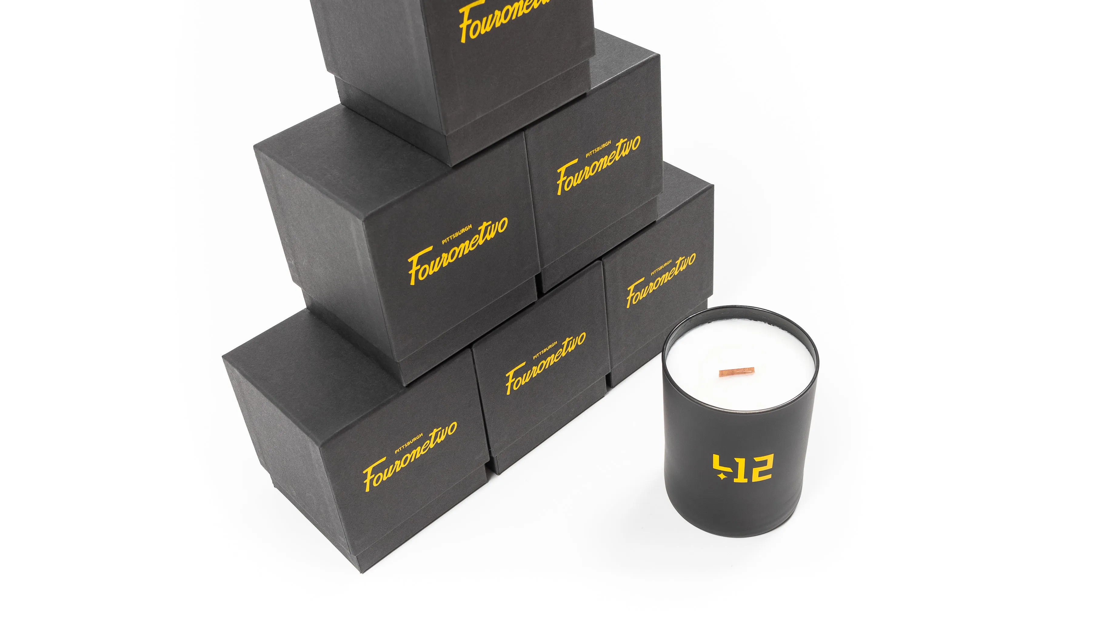 412® 14oz Matte Black Candle