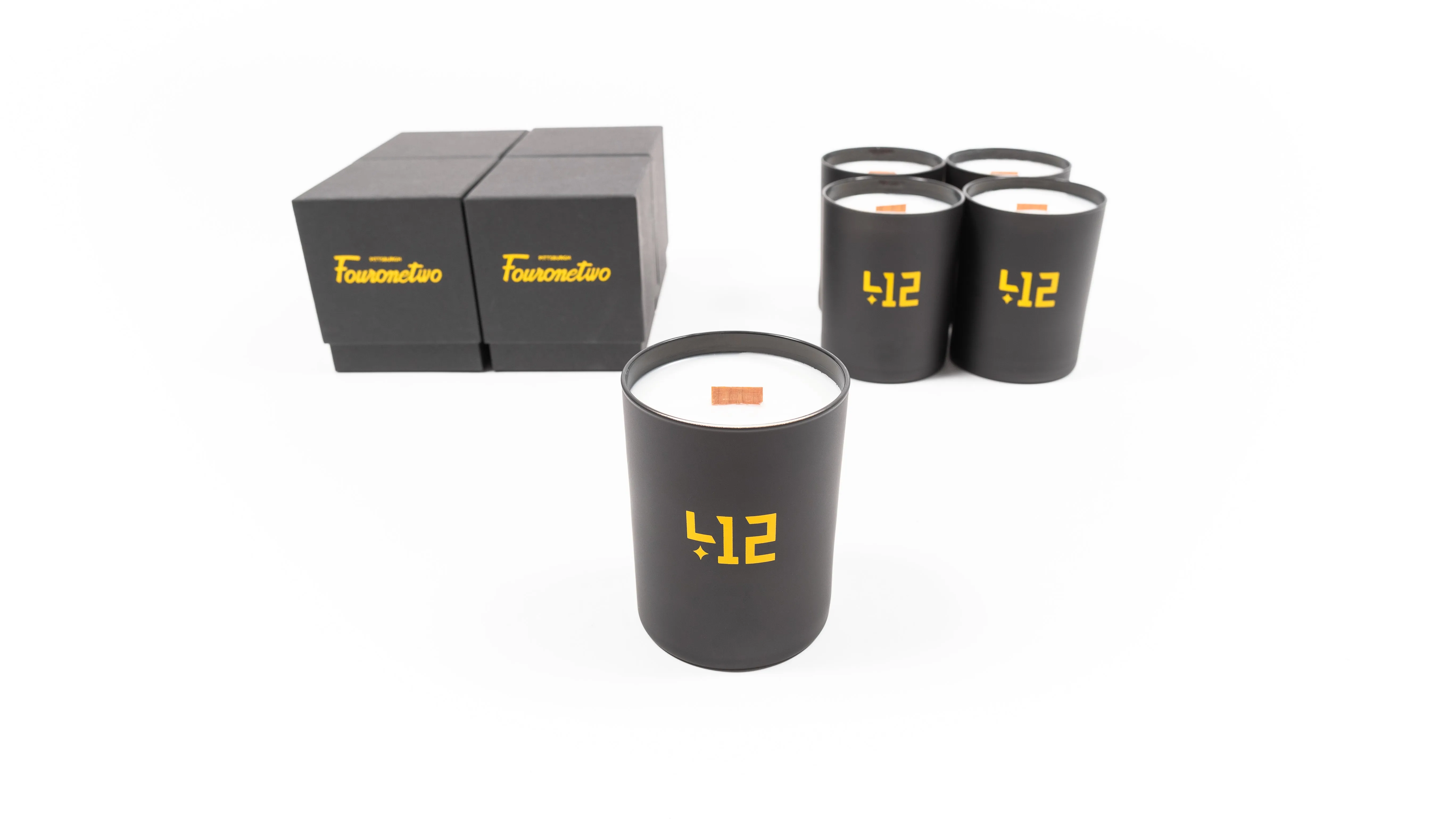 412® 14oz Matte Black Candle