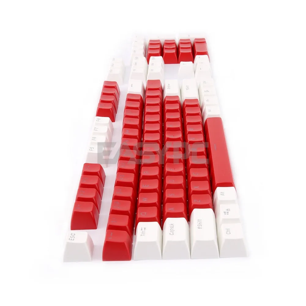 ABS Double Shot SA Keycaps White-Black, Black-White, Black-Red, Black-Blue, Blue-White, White-Red, White and Black Keycaps