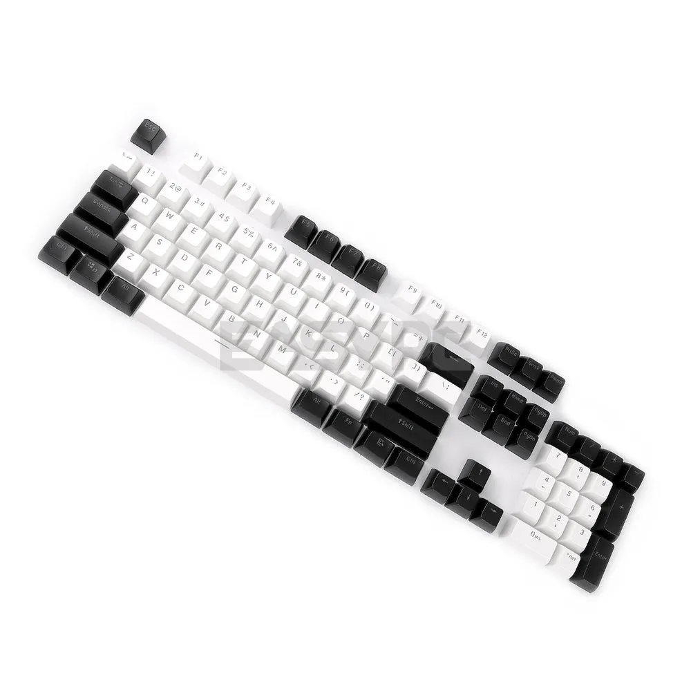 ABS Double Shot SA Keycaps White-Black, Black-White, Black-Red, Black-Blue, Blue-White, White-Red, White and Black Keycaps