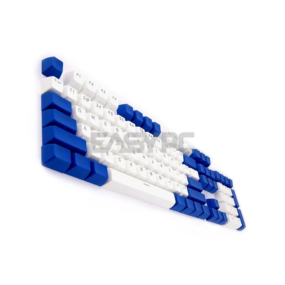 ABS Double Shot SA Keycaps White-Black, Black-White, Black-Red, Black-Blue, Blue-White, White-Red, White and Black Keycaps