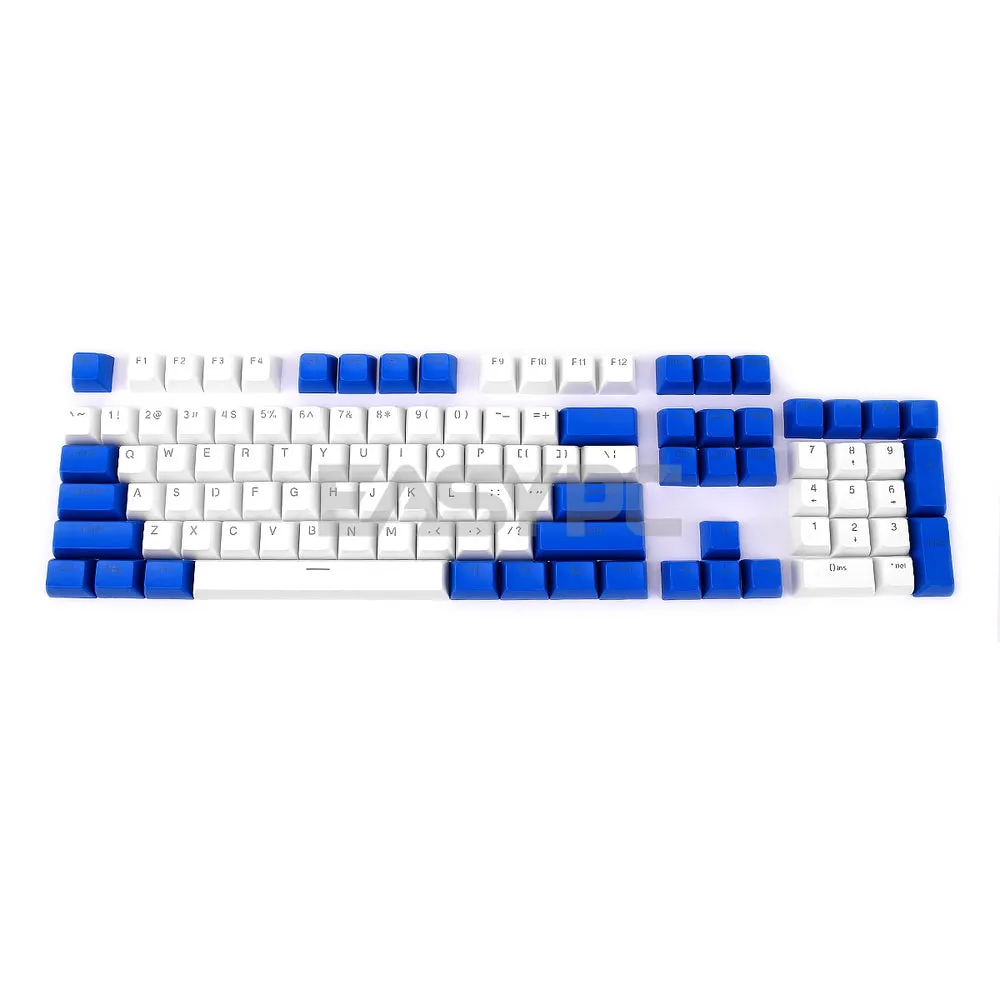 ABS Double Shot SA Keycaps White-Black, Black-White, Black-Red, Black-Blue, Blue-White, White-Red, White and Black Keycaps