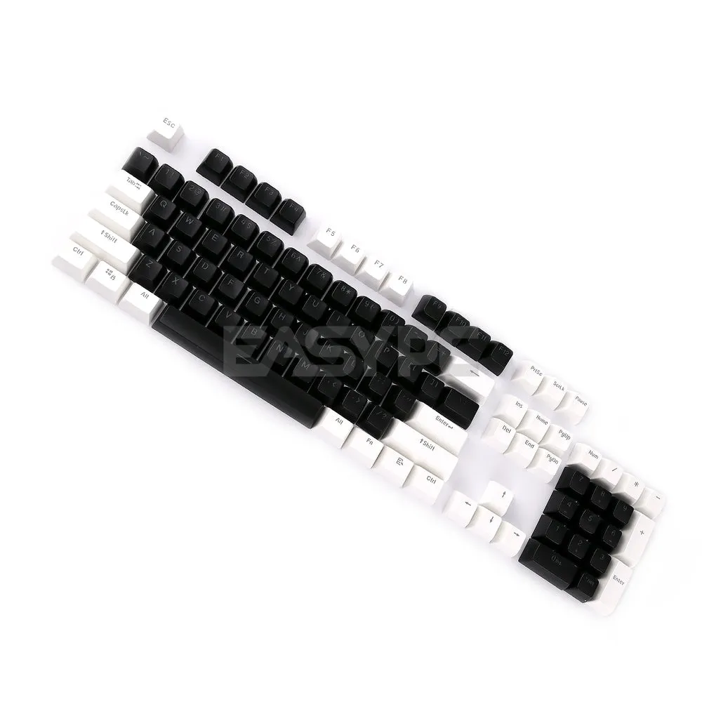ABS Double Shot SA Keycaps White-Black, Black-White, Black-Red, Black-Blue, Blue-White, White-Red, White and Black Keycaps
