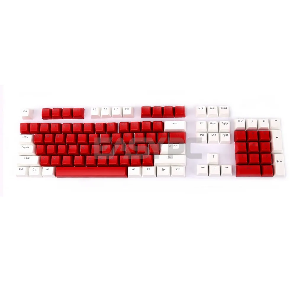 ABS Double Shot SA Keycaps White-Black, Black-White, Black-Red, Black-Blue, Blue-White, White-Red, White and Black Keycaps