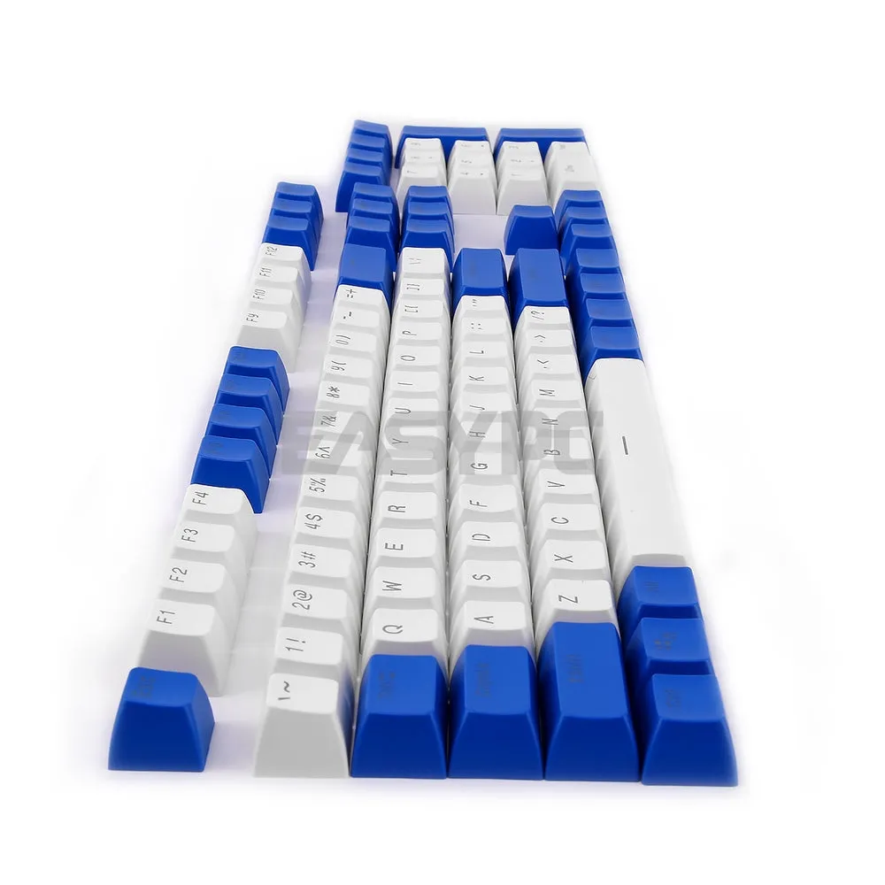 ABS Double Shot SA Keycaps White-Black, Black-White, Black-Red, Black-Blue, Blue-White, White-Red, White and Black Keycaps