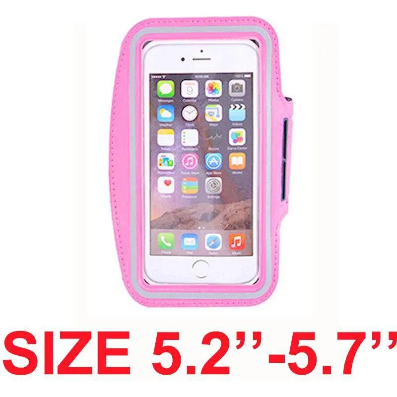 Armband For Size 4.5'' 4.7'' 5.5'' 6'' 6.3'' inch Sports Cell Phone Holder Case For iphone Huawei Samsung Xiaomi