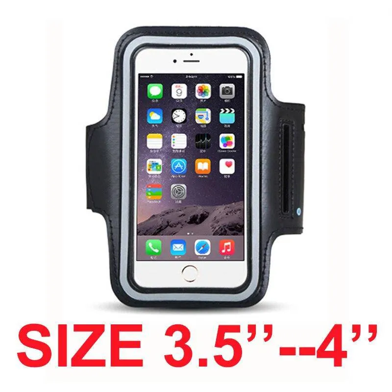 Armband For Size 4.5'' 4.7'' 5.5'' 6'' 6.3'' inch Sports Cell Phone Holder Case For iphone Huawei Samsung Xiaomi
