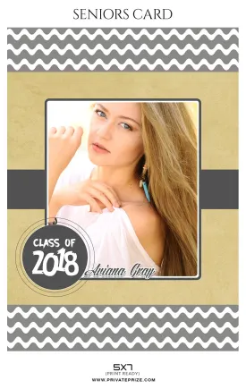 Aviana Gray - Senior Photo Card