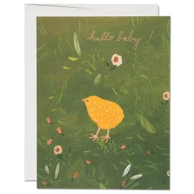 Baby Chick Baby Greetings Card by Red Cap Cards