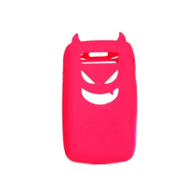 Blackberry Curve 8520 Silicon Case - Red Devil