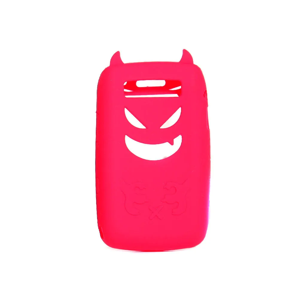 Blackberry Curve 8520 Silicon Case - Red Devil