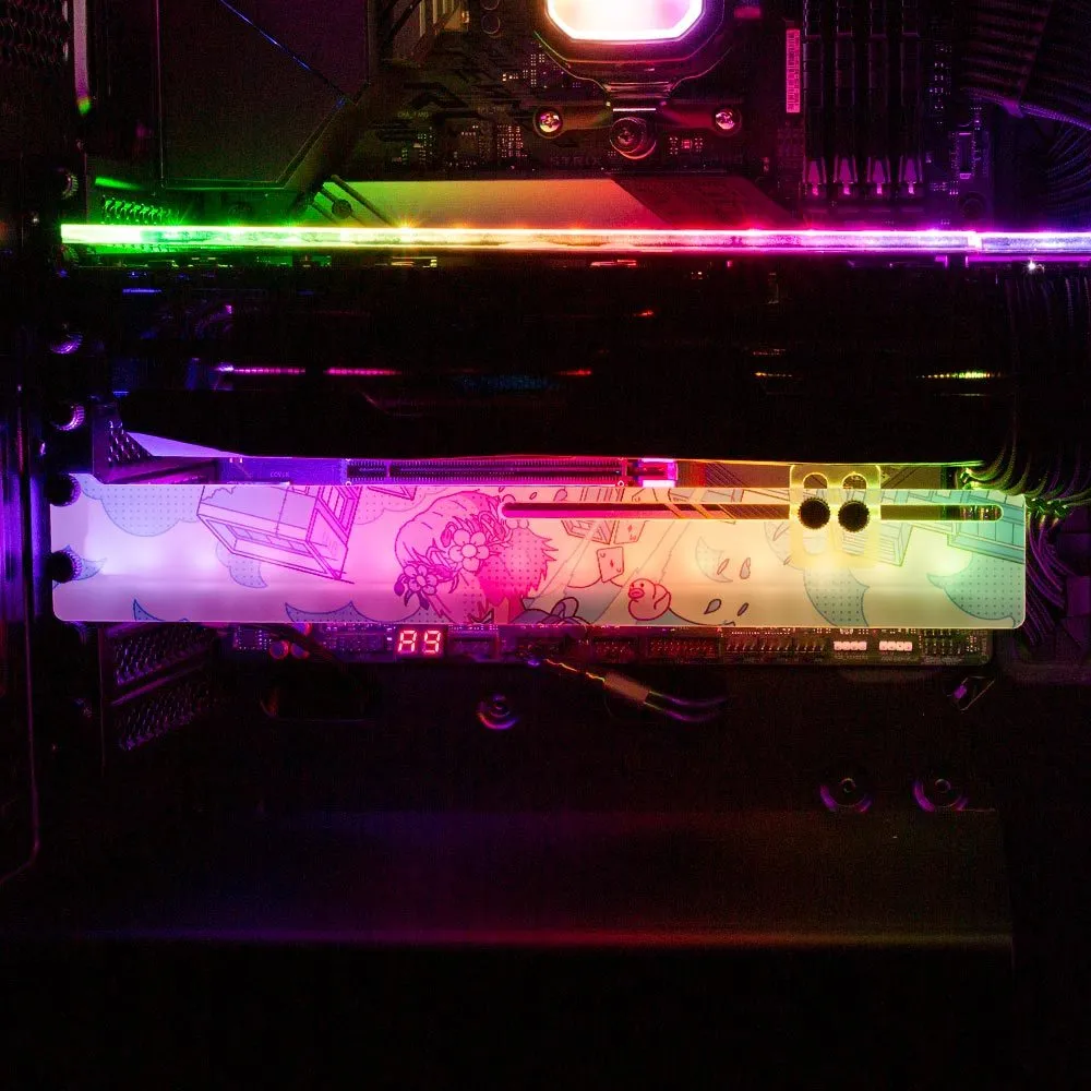 Blue Divergence RGB GPU Support Bracket