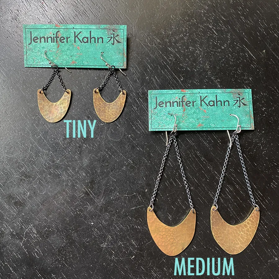 Brass Pendulum Earrings