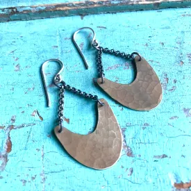 Brass Pendulum Earrings