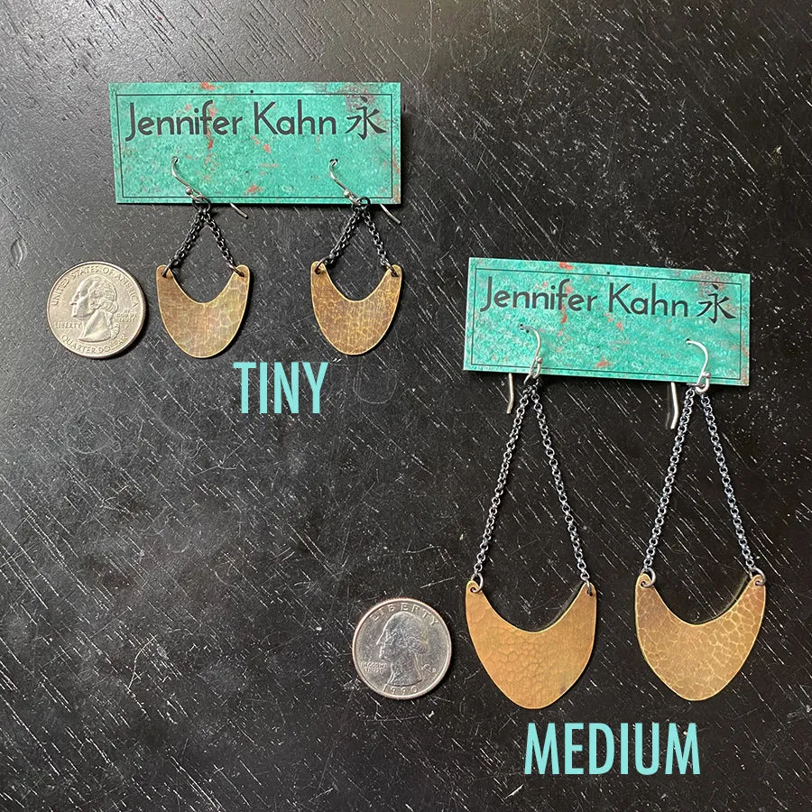 Brass Pendulum Earrings