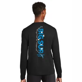 BSIM Men's LS Tech Tee -Black- Course
