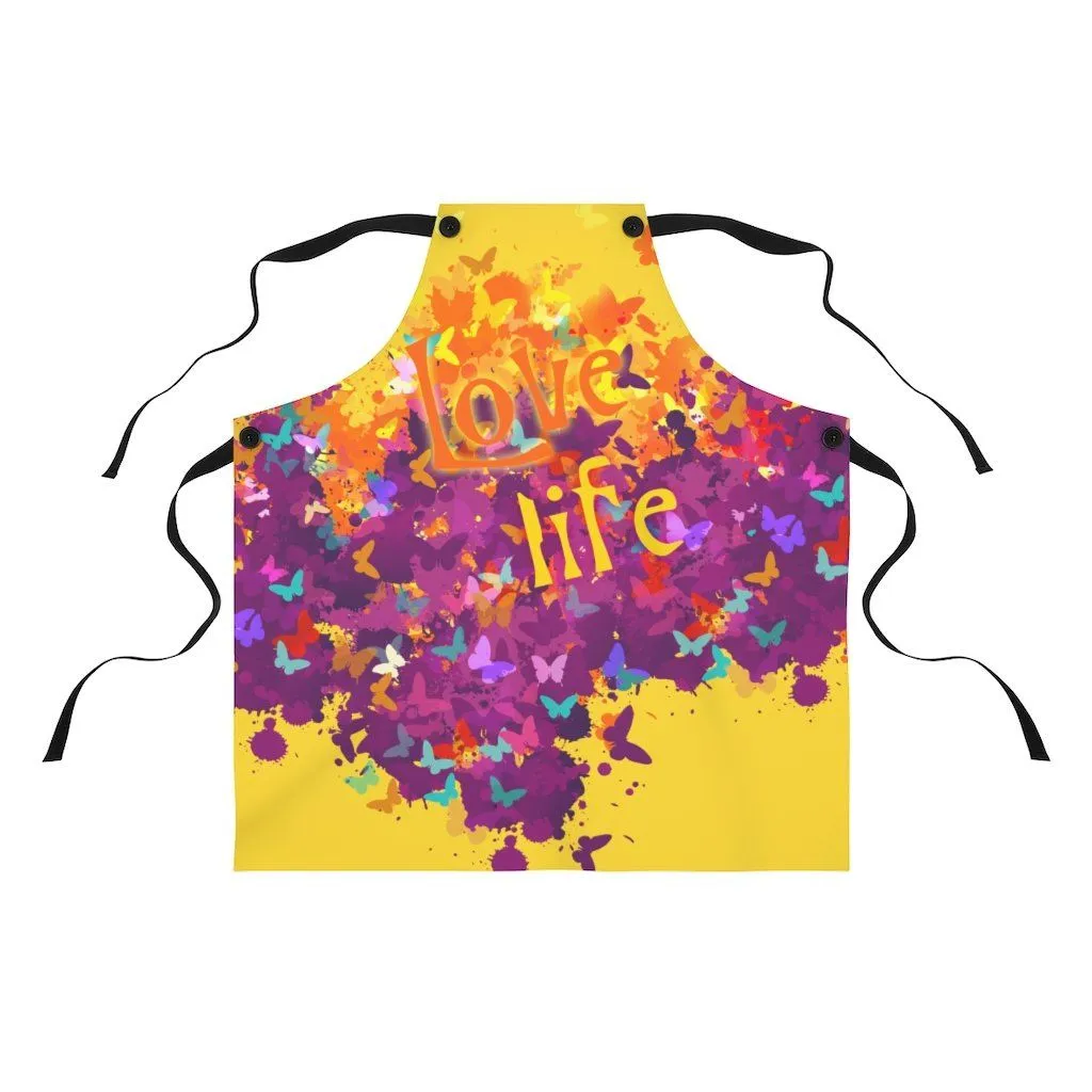 Butterflies - Love Life - Apron