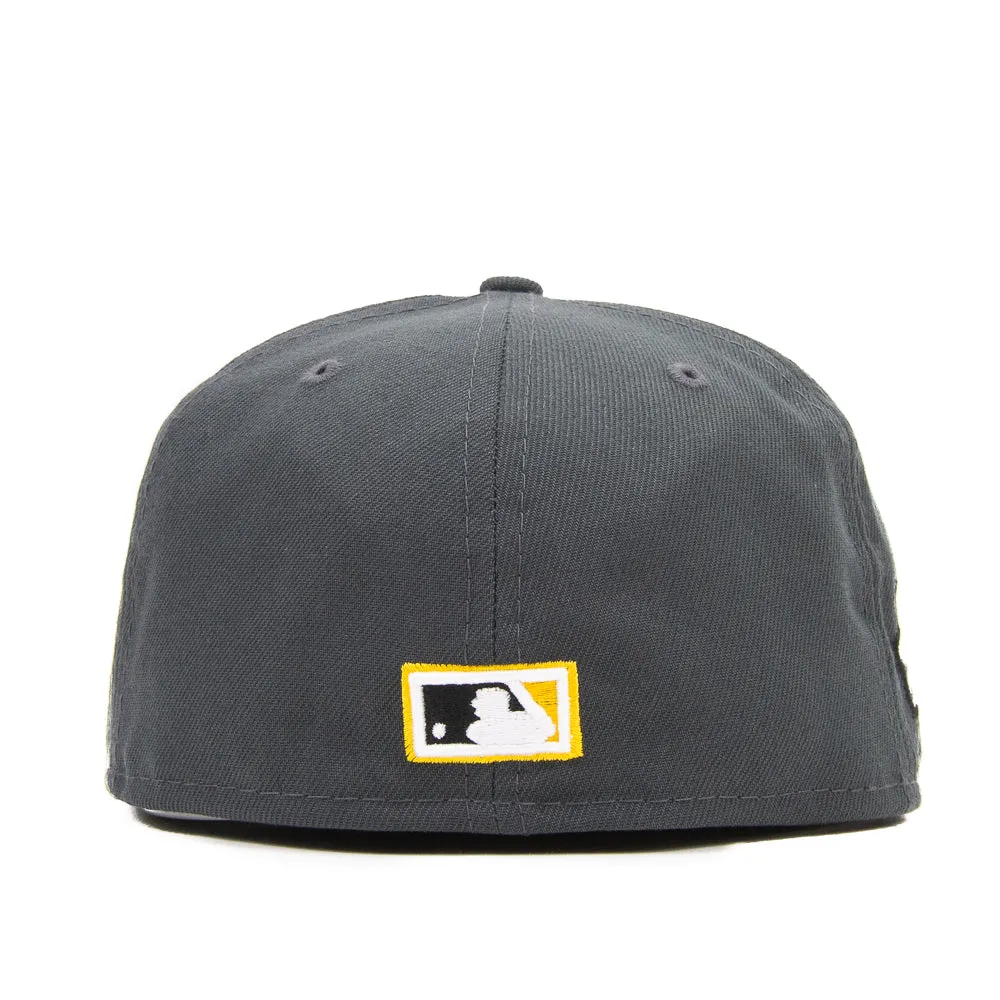 Cincinnati Reds 75 World Series Commissioner Fitted Cap (Dark Grey)