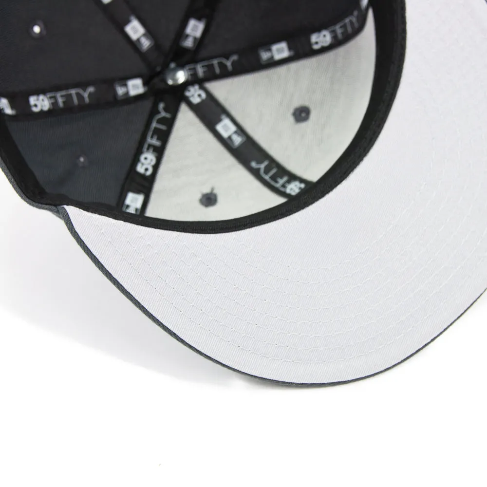Cincinnati Reds 75 World Series Commissioner Fitted Cap (Dark Grey)