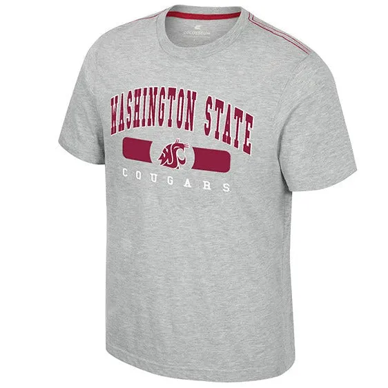Colosseum Grey Men's Washington State Cougars Tee
