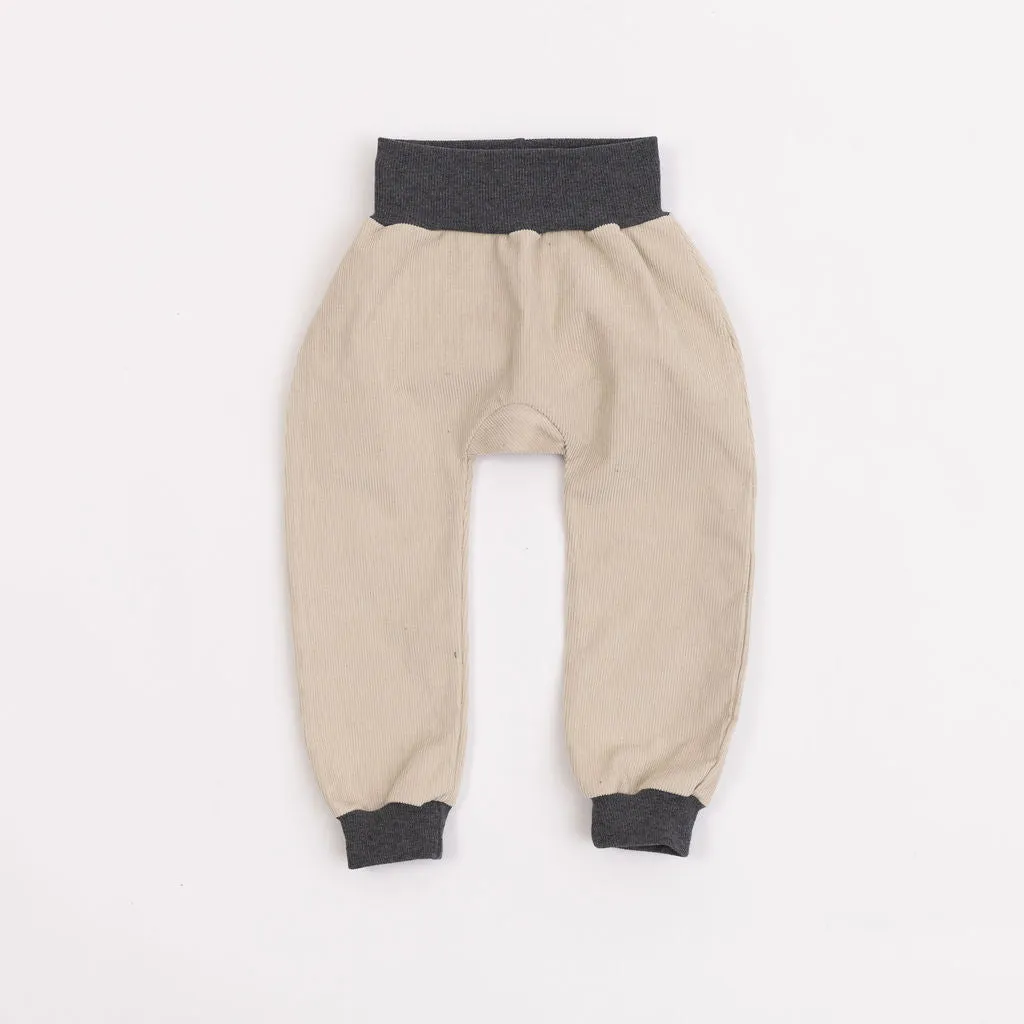 Corduroy Jogger in Pebble