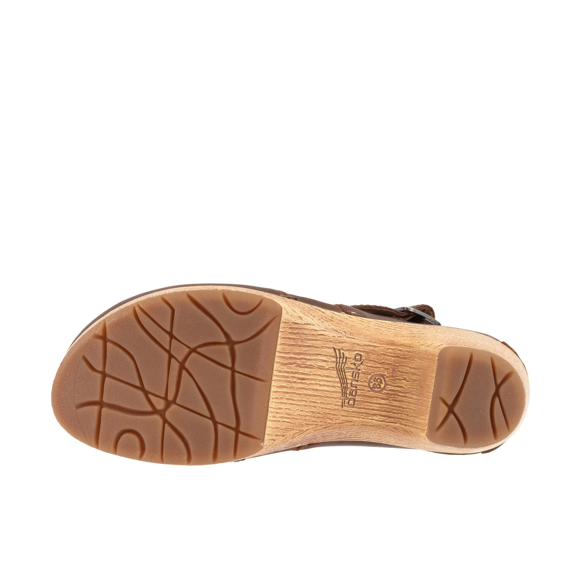 Dansko Womens Luna Lucia Tan Oiled Pull Up