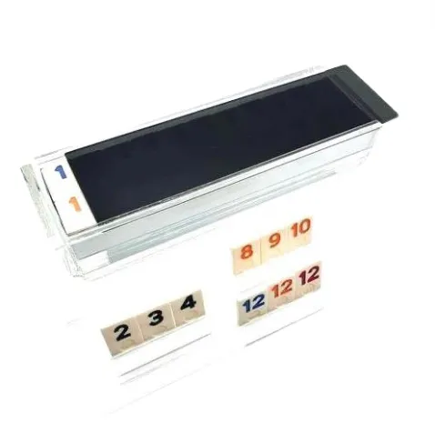 Deluxe Acrylic Rummikub Game - Black