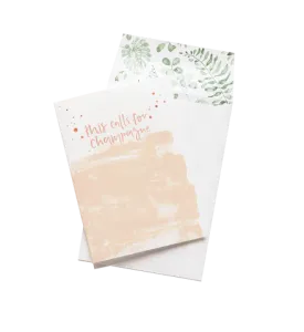 Emma Kate Co. Greeting Card - This Calls For Champagne