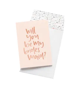 Emma Kate Co. Greeting Card - Will You Be My Bridesmaid?