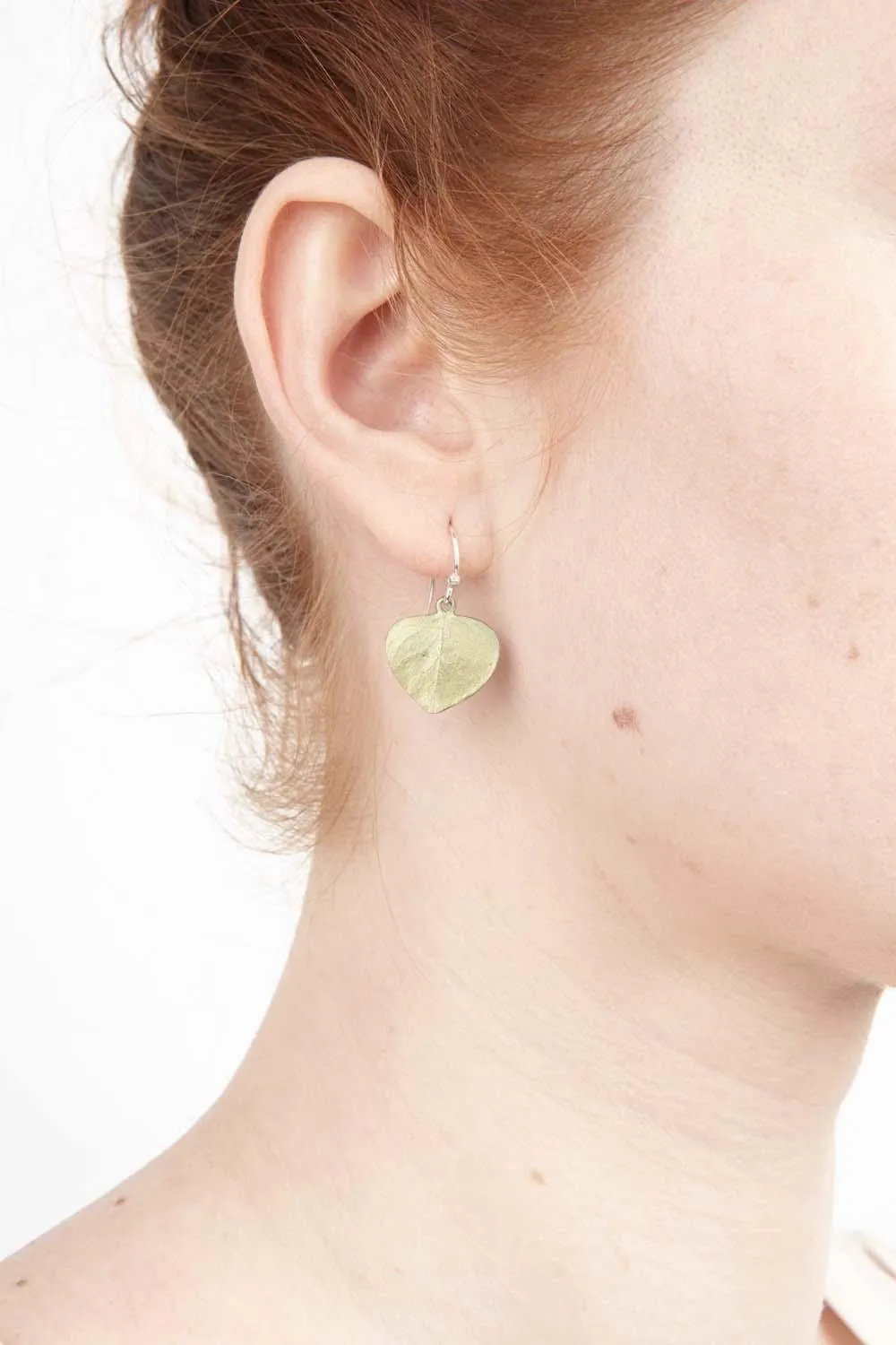 Eucalyptus Earrings - Leaf Wire Drop