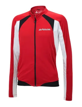 Fahrradtrikot Langarm Pro T Rot