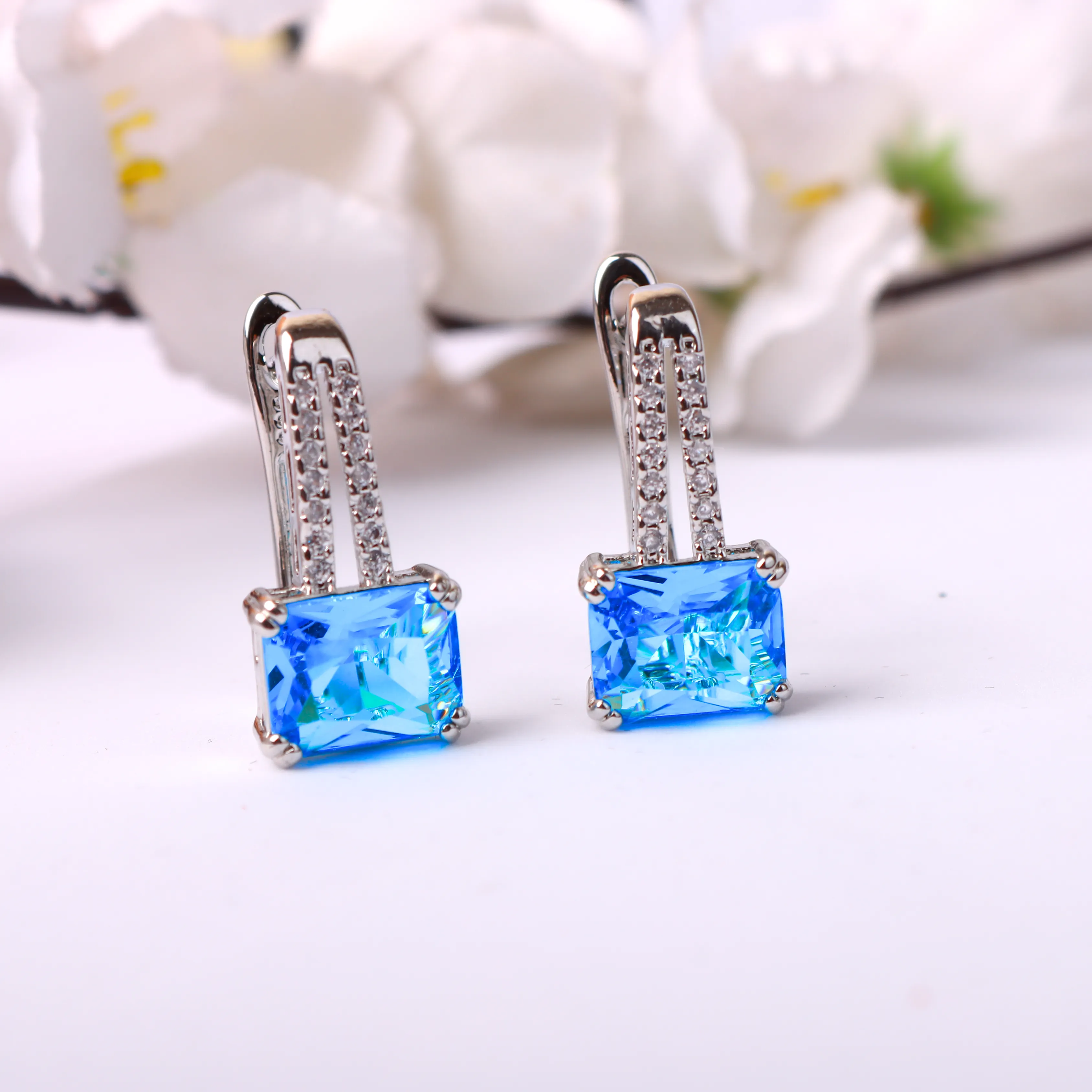 Fine G.Silver Sea Blue Set.