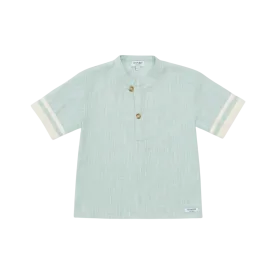 Fucas Linen Shirt | Frosted Green