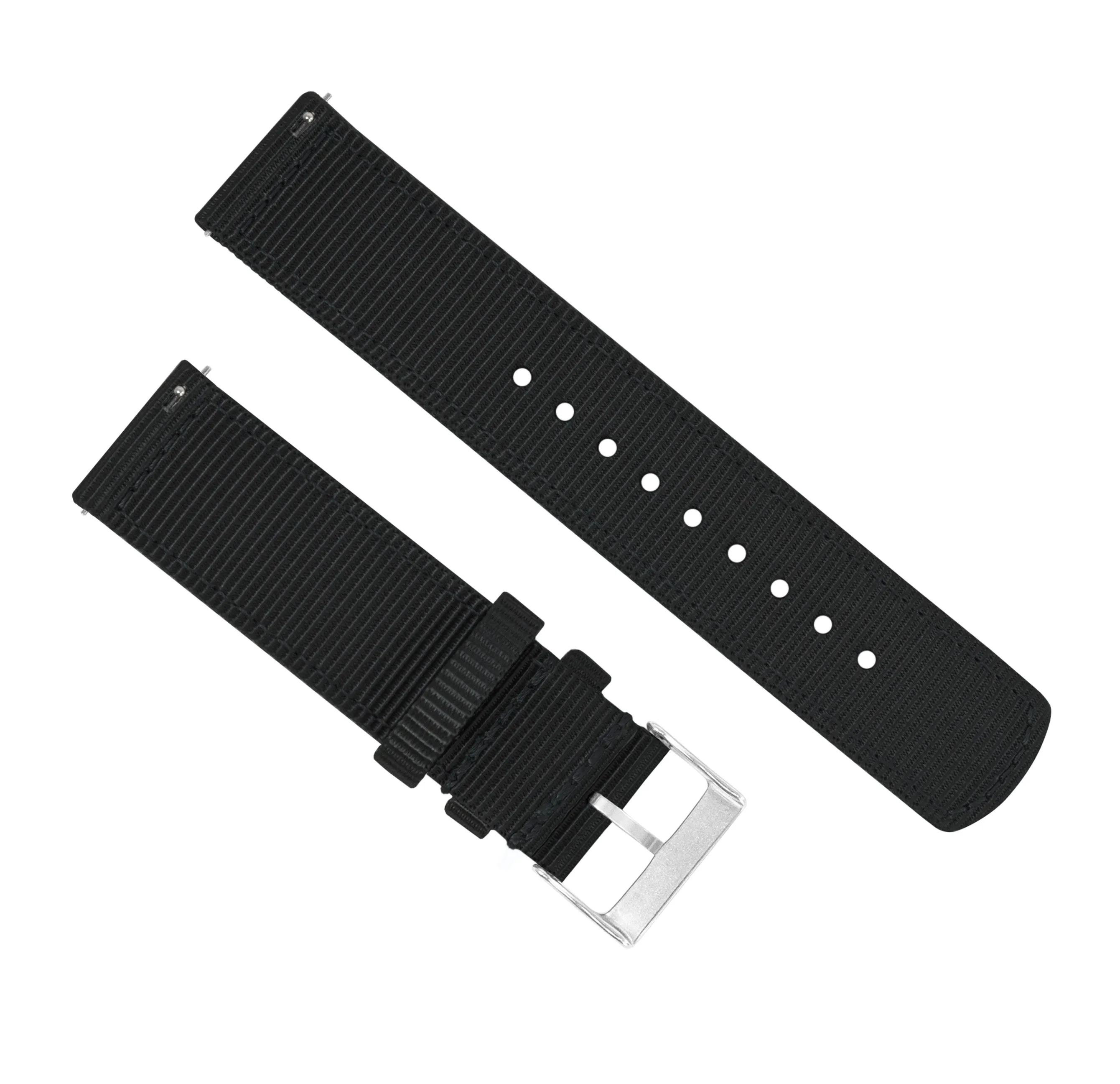 Gear Sport Two Piece NATO® Style Black Watch Band