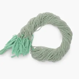 Green Aventurine Faceted Beads- Sold Per Strand