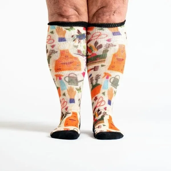 Green Thumb Non-Binding Diabetic Socks