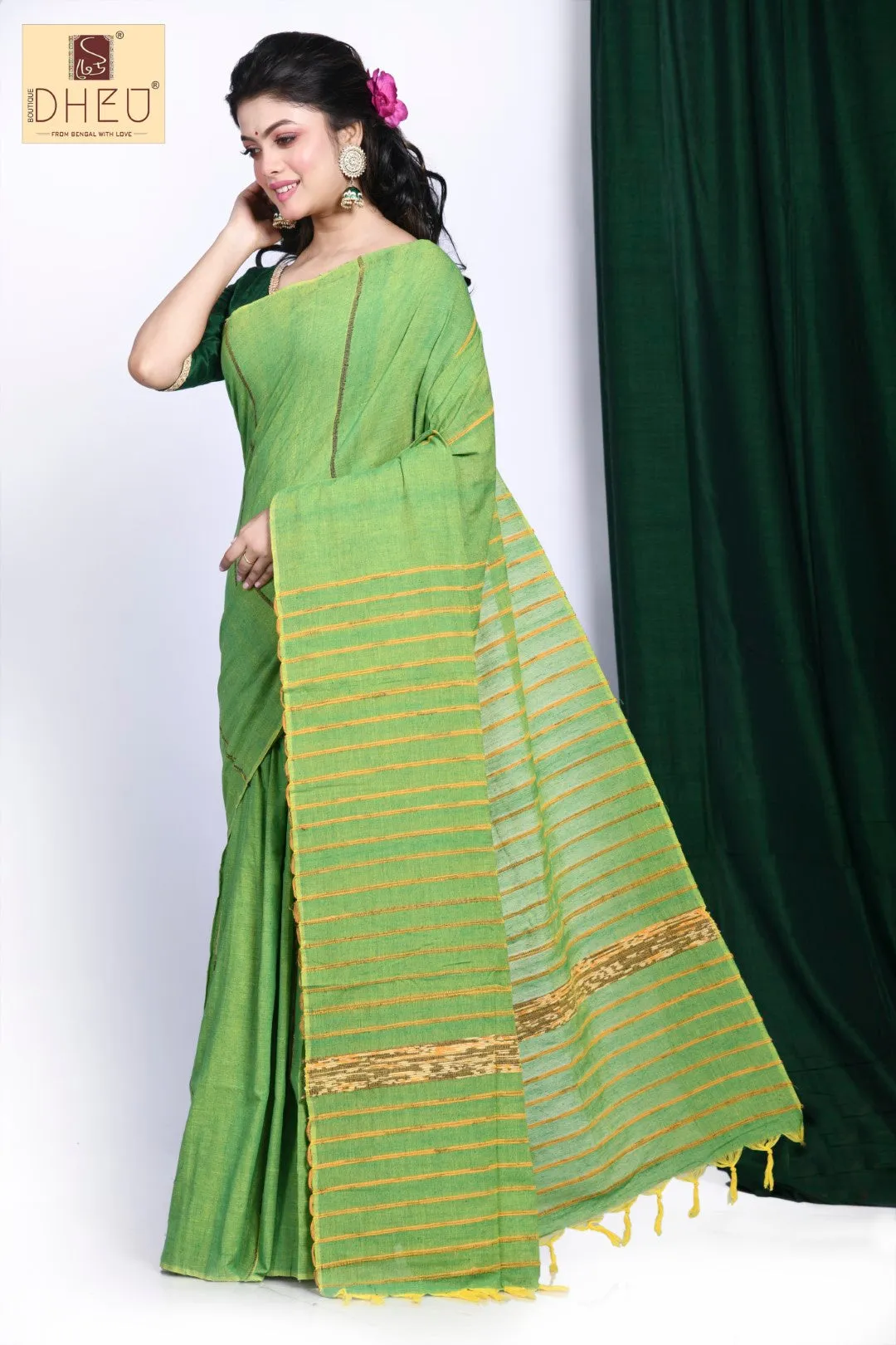 Handloom Khes Cotton Saree