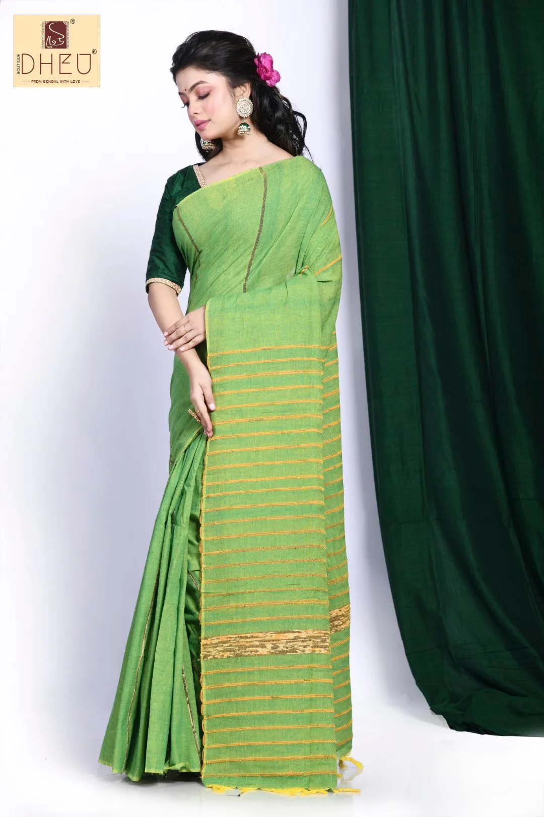 Handloom Khes Cotton Saree