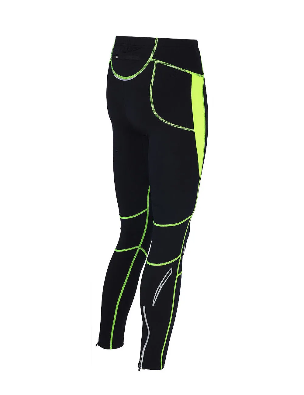 Herren Thermo Lauftight Lang Pro T Neon Setprodukt