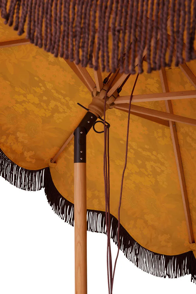 HKliving Dark Florals Flourish Parasol
