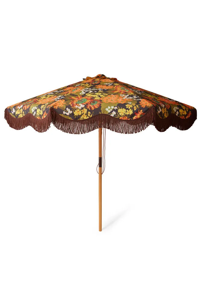 HKliving Dark Florals Flourish Parasol