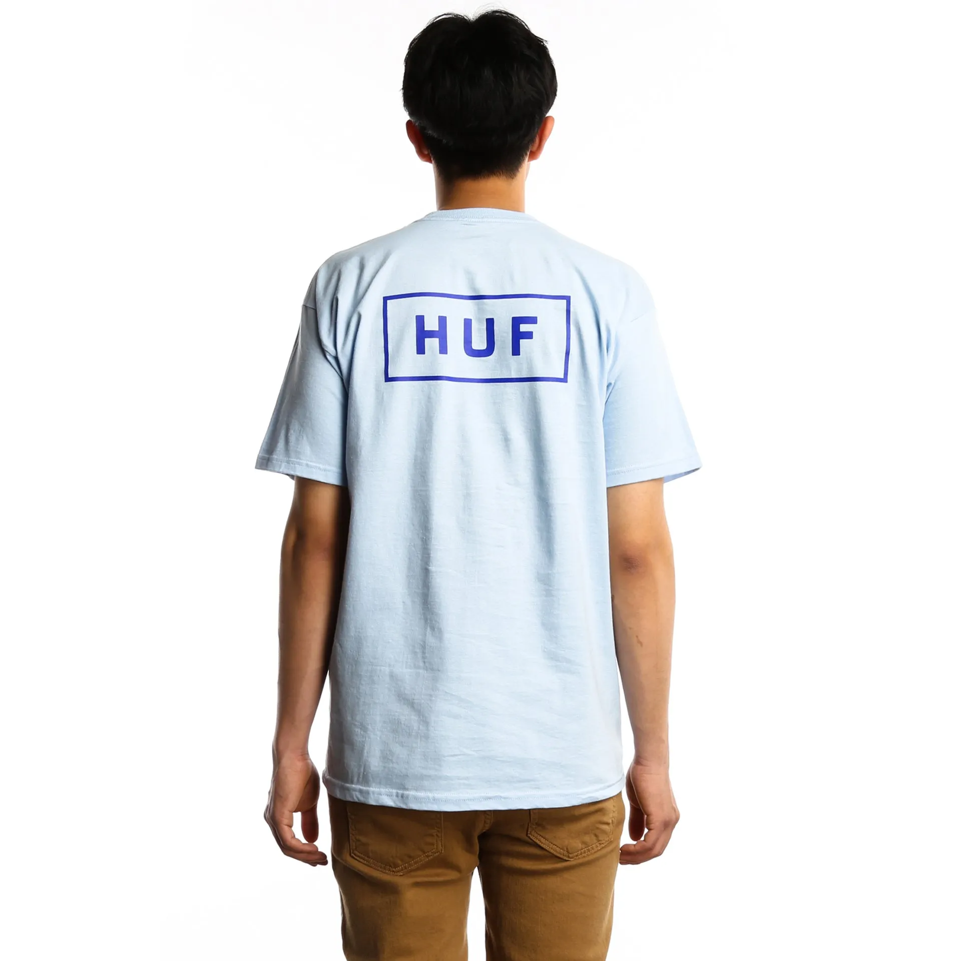 HUF Bar Logo S/S Tee - Light Blue
