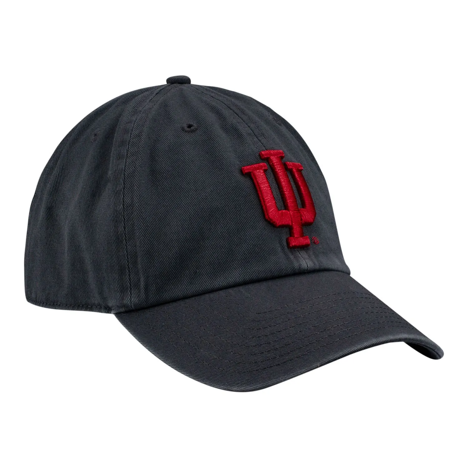 Indiana Hoosiers Primary Logo Cleanup Charcoal Adjustable Hat