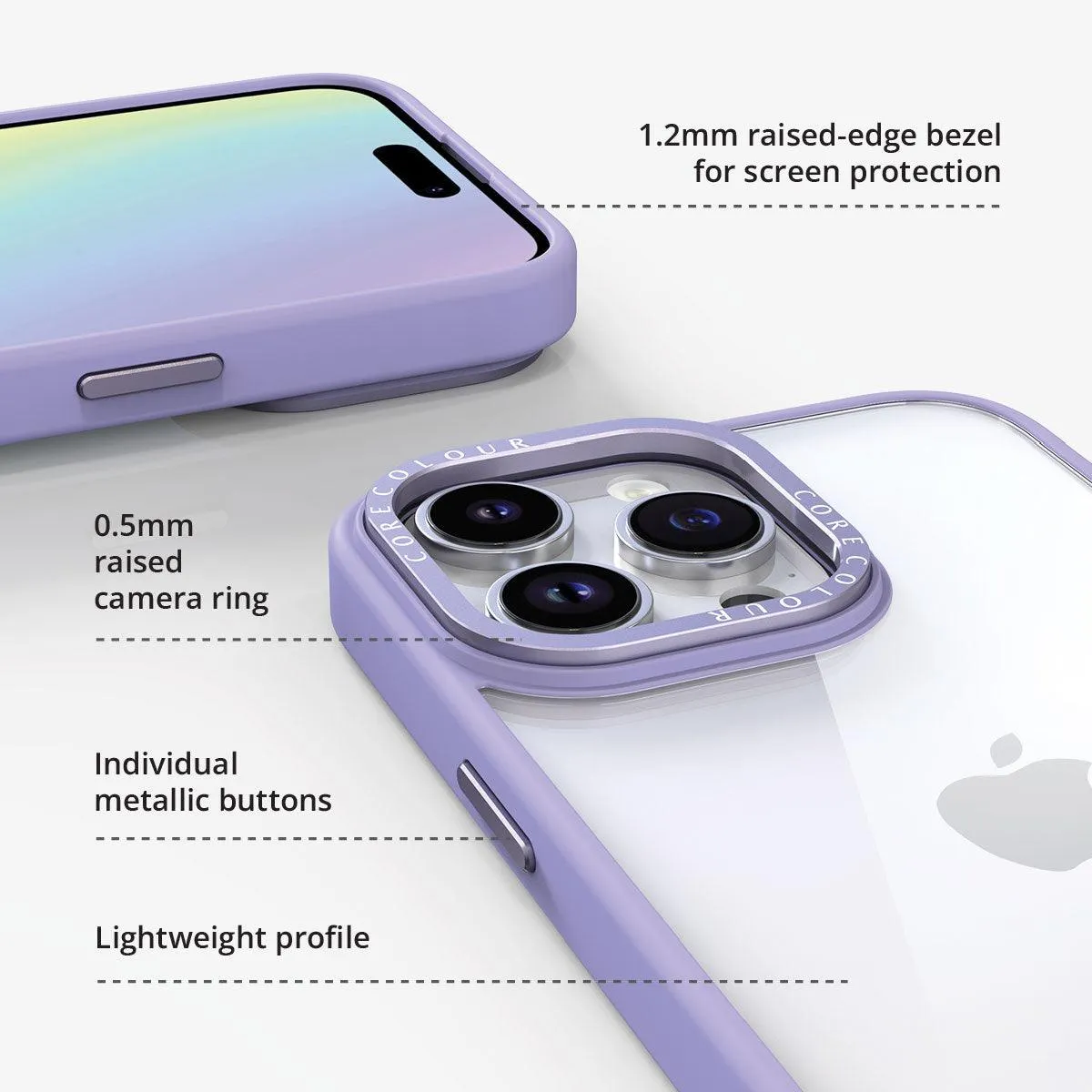 iPhone 12 Pro Jet Black Clear Phone Case