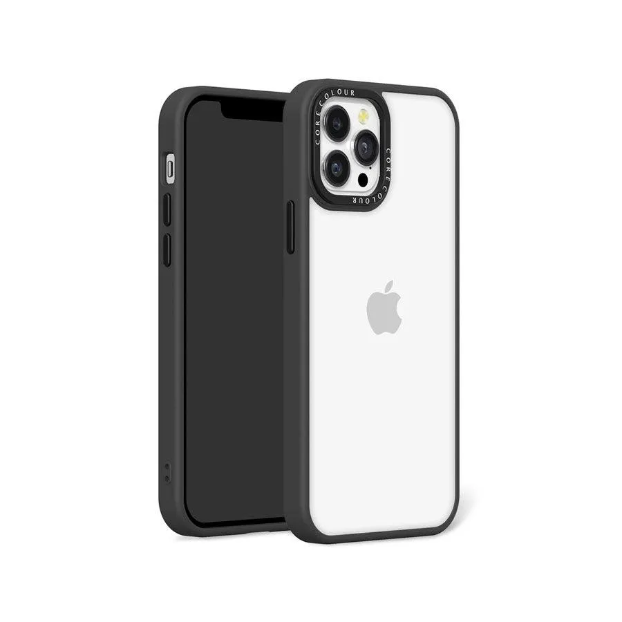 iPhone 12 Pro Jet Black Clear Phone Case
