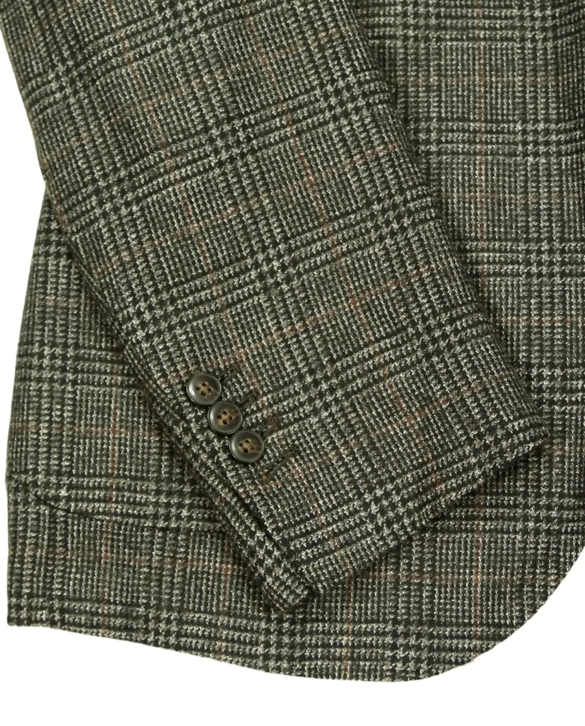 L.B.M. 1911 - Grey/Black Checked Unlined Wool Sports Jacket 54