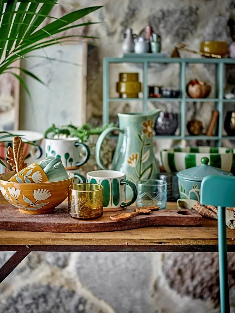 Linora Ceramic Mug - Green