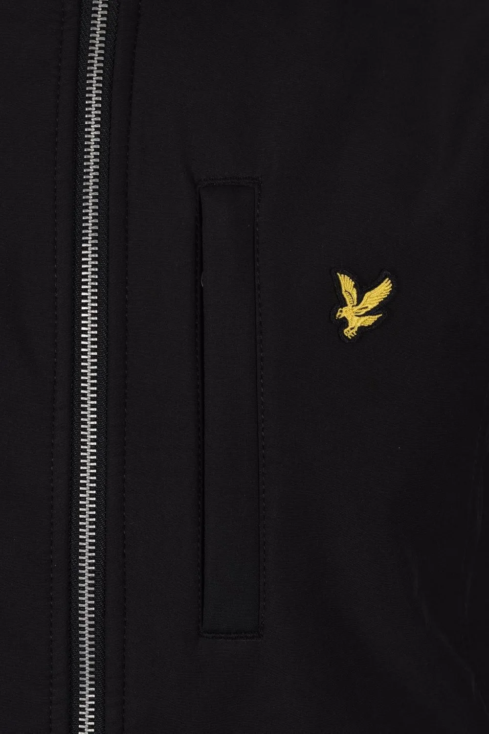 Lyle & Scott Jacket Softshell Zip Jacket Mens Black Winter Jacket Long Sleeve