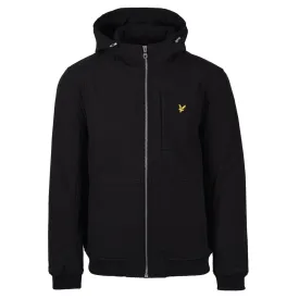Lyle & Scott Jacket Softshell Zip Jacket Mens Black Winter Jacket Long Sleeve